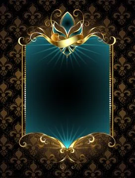 Design with Fleur de Lis Stock Illustration