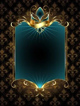 Design with Fleur de Lis Stock Illustration