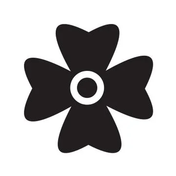 Design Flower icon Stock Illustration