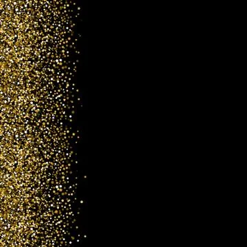 Design with gold sequins. Stock Illustration