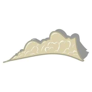 Design graphic of Cloud. Abstract cloudy. Stock-Illustration