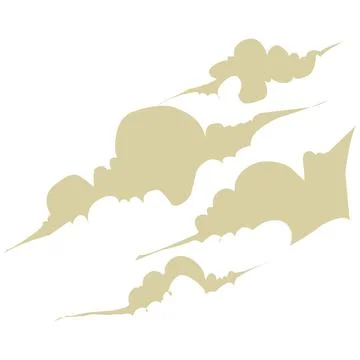 Design graphic of Cloud. Abstract cloudy. Stock Illustration