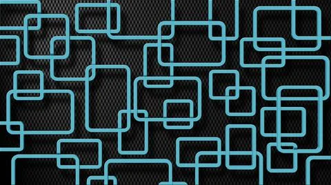 Design of graphic elements - turquoise rectangle frames in ornament structure Stock Illustration