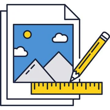 Design graphic vector modern creative art icon Stock Illustration