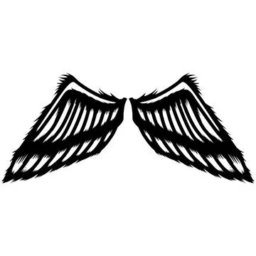 Design graphic of wing icon Stock Illustration