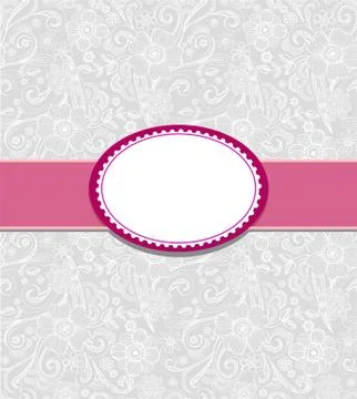 Design for greeting card Stock Illustration