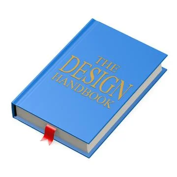 The design handbook 스톡 일러스트