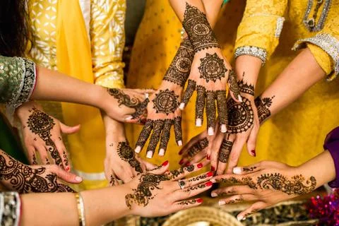Design on Hands Stock Photos
