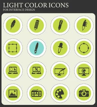Design icon set Stock Illustration