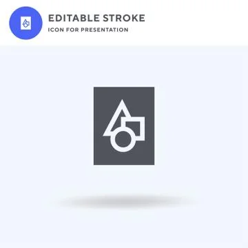 Design icon vector, filled flat sign, solid pictogram isolated on white, logo Stock Illustration