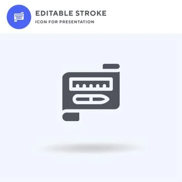 Design icon vector, filled flat sign, solid pictogram isolated on white, logo Stock-Illustration