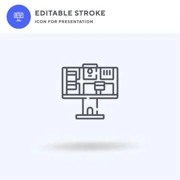 Design icon vector, filled flat sign, solid pictogram isolated on white, logo Stock Illustration