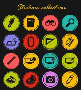 Design icons set Stock Illustration