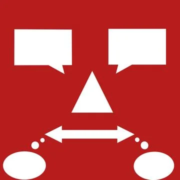 Design illustration message Illustrazione stock