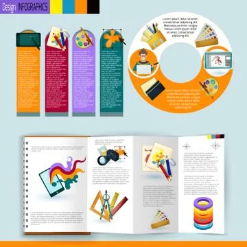 Design Infographics Set Stockillustratie
