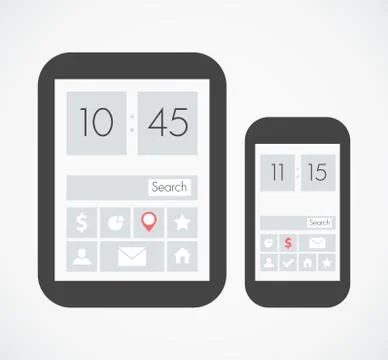 Design of interface イラスト素材