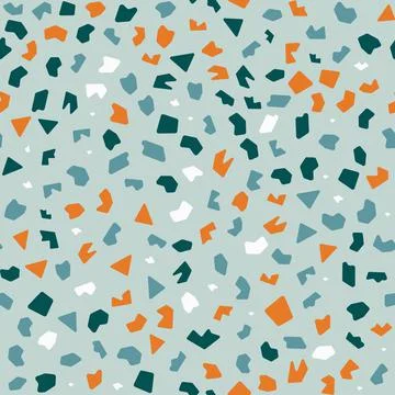 Design Interior Decor. Vector terrazzo texture. Abstract seamless pattern Illustrazione stock