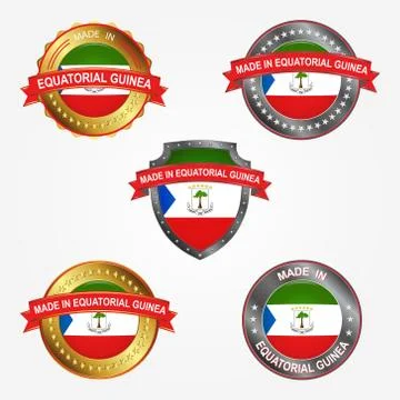 Design label of made in Equatorial Guinea. Vector illustration Stock Illustration