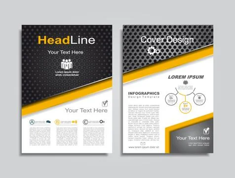 Design layout with place for your data. Vector illustration Stock-Illustration