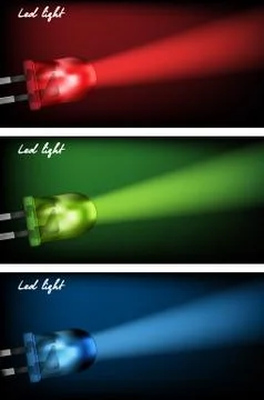 Design with leds Ilustración de archivo