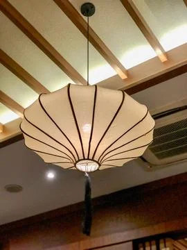 Design of the lights on the ceiling Stock Photos