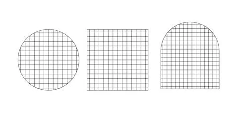 Design line grid unique stroke abstract minimalist simple Illustrazione stock