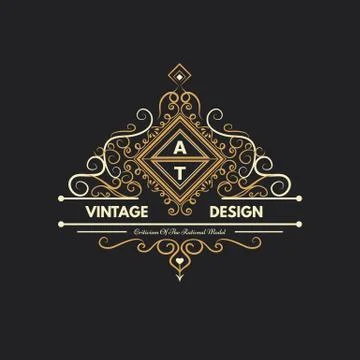 Design logo and monograms Stock Illustration