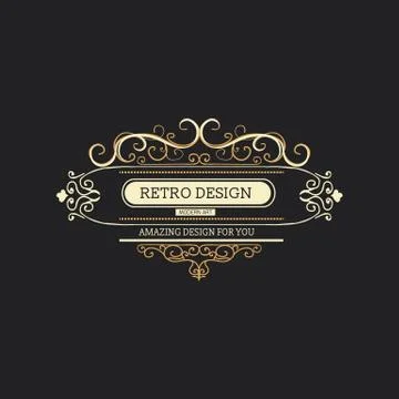 Design logo and monograms Stock Illustration