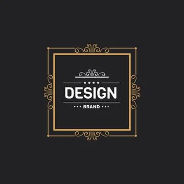 Design logo and monograms Stock Illustration