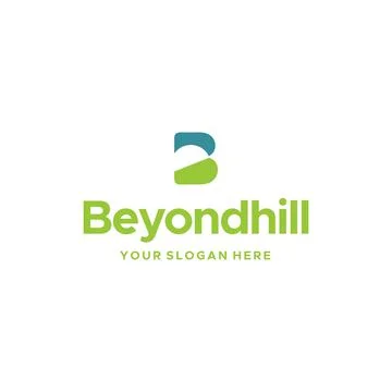 Design Logo modern BEYONDHIL get beyond go over Ilustración de archivo