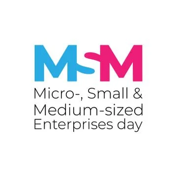 Design for Micro-, Small and Medium-sized Enterprises Day campaign Stock Illustration