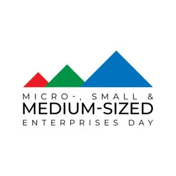 Design for Micro-, Small and Medium-sized Enterprises Day campaign Stock Illustration