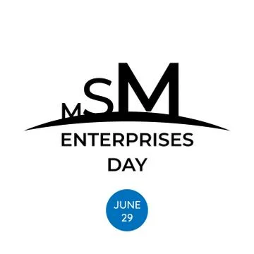 Design for Micro-, Small and Medium-sized Enterprises Day campaign Stock Illustration