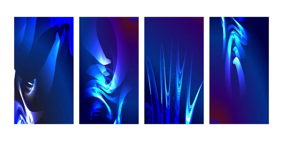 Design for mobile app Stock Illustration