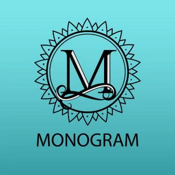 Design modern logo letter monogram for Business Stock Illustration