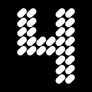 Design number 4. Made from a composition of natural stone or spots. Stock Illustration