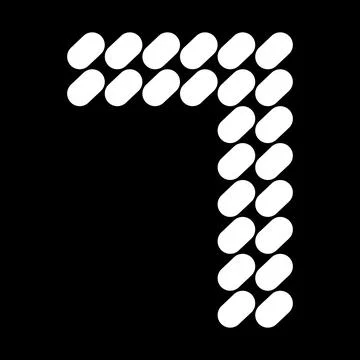 Design number 7. Made from a composition of natural stone or spots. Stock Illustration