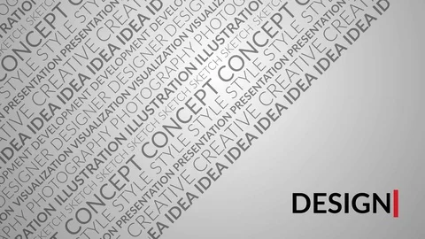 Design. Opening title. Animation Stock Footage 93367108