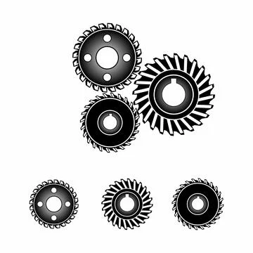 Design or shape vector of gear Stock Illustration