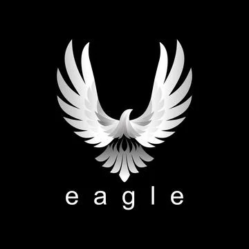 Design or vector that are shaped like eagle. Stock Illustration