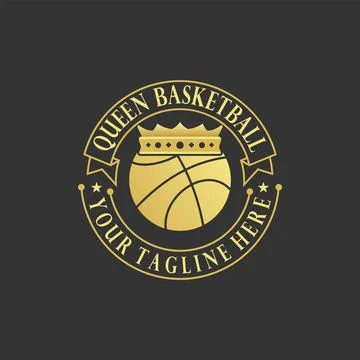 The design or vector shape of a basketball emblem Stock-Illustration