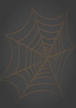 Design of a Orange Cow web on a dark grey background. Stock Illustration