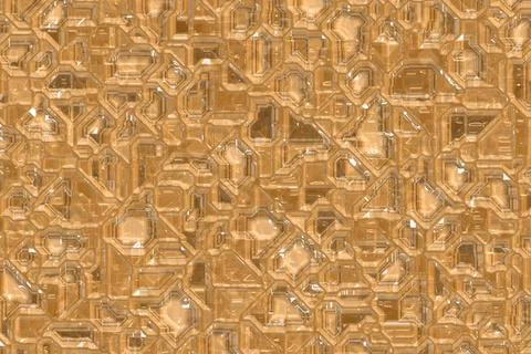 Design orange techno electronic template computer art background texture Stock Illustration