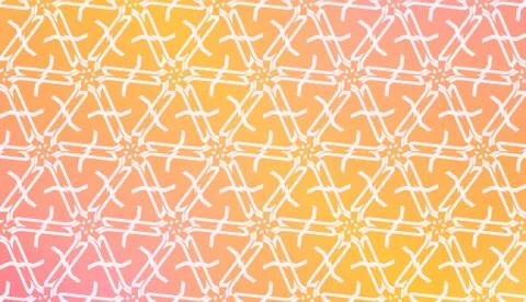 Design Pattern With Abstract Modern Ornament. Triangles Style. Gradient Backg 스톡 일러스트