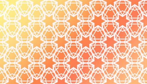 Design Pattern With Abstract Modern Ornament. Triangles Style. Gradient Backg Stock Illustration