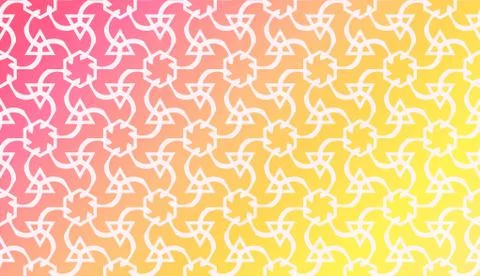 Design Pattern With Abstract Modern Ornament. Triangles Style. Gradient Backg Stock Illustration