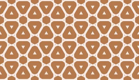 Design pattern with abstract modern ornament. Triangles style. Vector Seamles Illustrazione stock