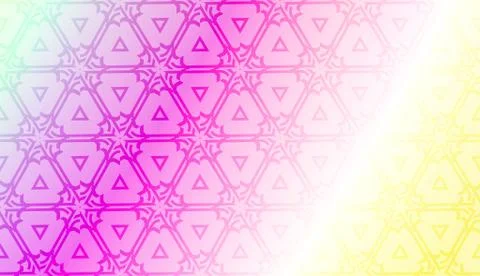 Design pattern with abstract modern ornament. Triangles style. Vector illustr Illustrazione stock