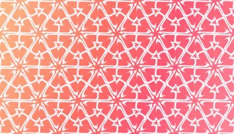 Design Pattern With Abstract Modern Ornament. Triangles Style. Gradient Backg イラスト素材