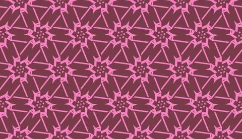 Design pattern with abstract modern ornament. Triangles style. Vector Seamles イラスト素材